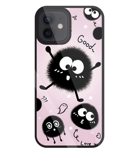 Soot Spirit Glass Case For Apple iPhone 12