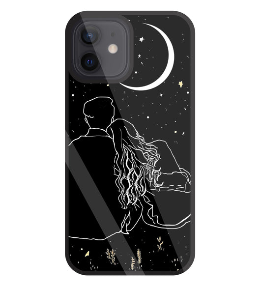 Space Human Glass Case For Apple iPhone 12