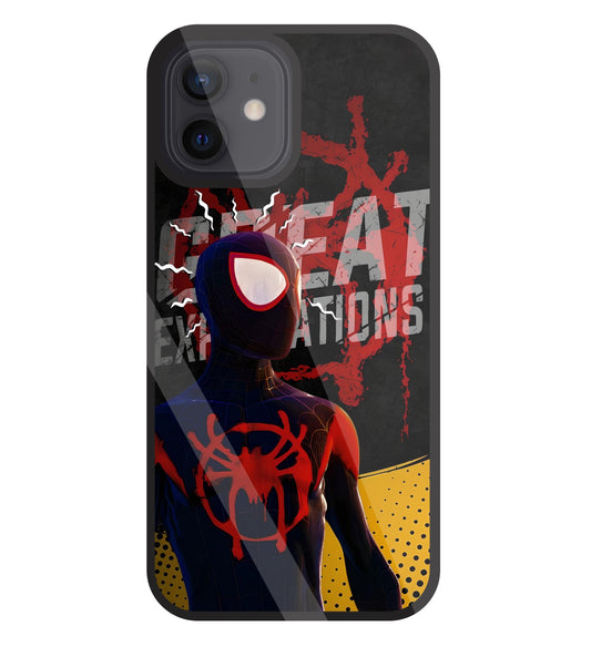 Spidy Sense Glass Case For Apple iPhone 12