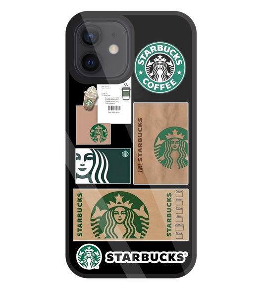 Starbucks 1971 Glass Case For Apple iPhone 12