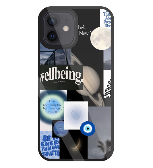 WellBeing Glass Case For Apple iPhone 12