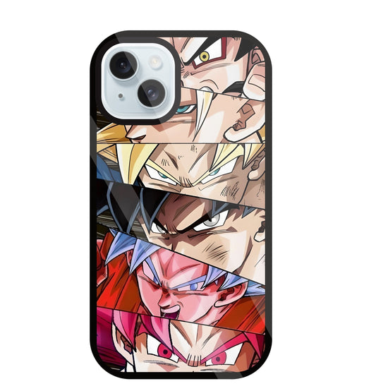 All Super Saiyan Glass Case For Apple iPhone 13