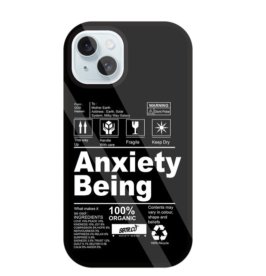 Anxiety Being Glass Case For Apple iPhone 13