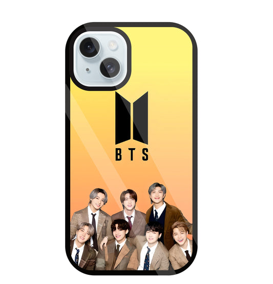 BTS Crew Glass Case For Apple iPhone 13