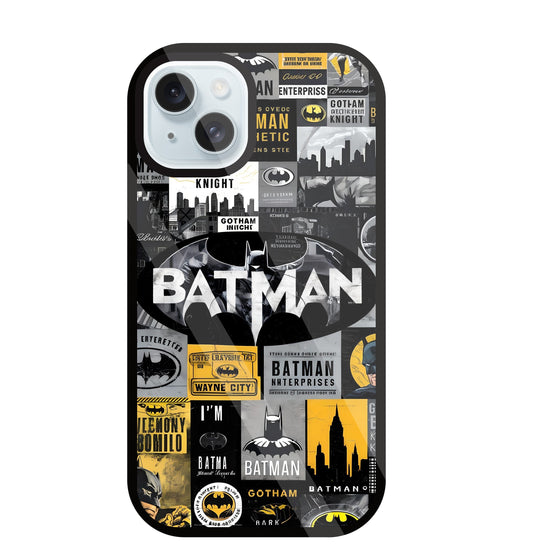 Batman Mashup Glass Case For Apple iPhone 13