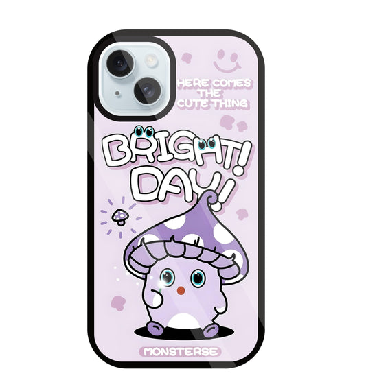 Bright Day Purple Monster Glass Case For Apple iPhone 13