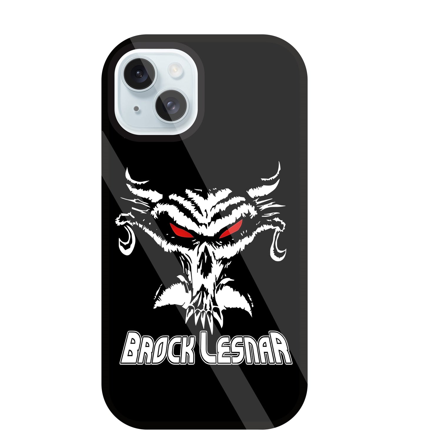 Brock Lesnar WWE Glass Case For Apple iPhone 13