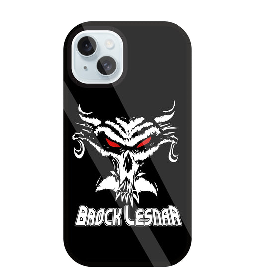 Brock Lesnar WWE Glass Case For Apple iPhone 13