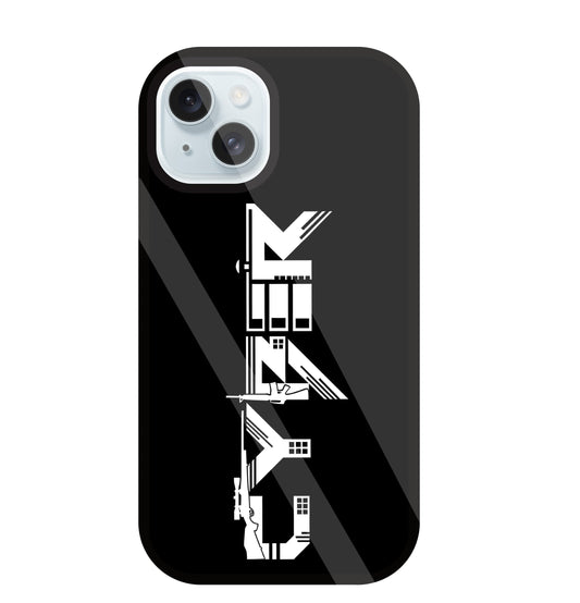 Cyber Gun Glass Case For Apple iPhone 13