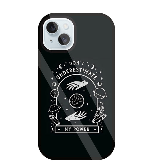 Don't Underestimate My Power Glass Case For Apple iPhone 13