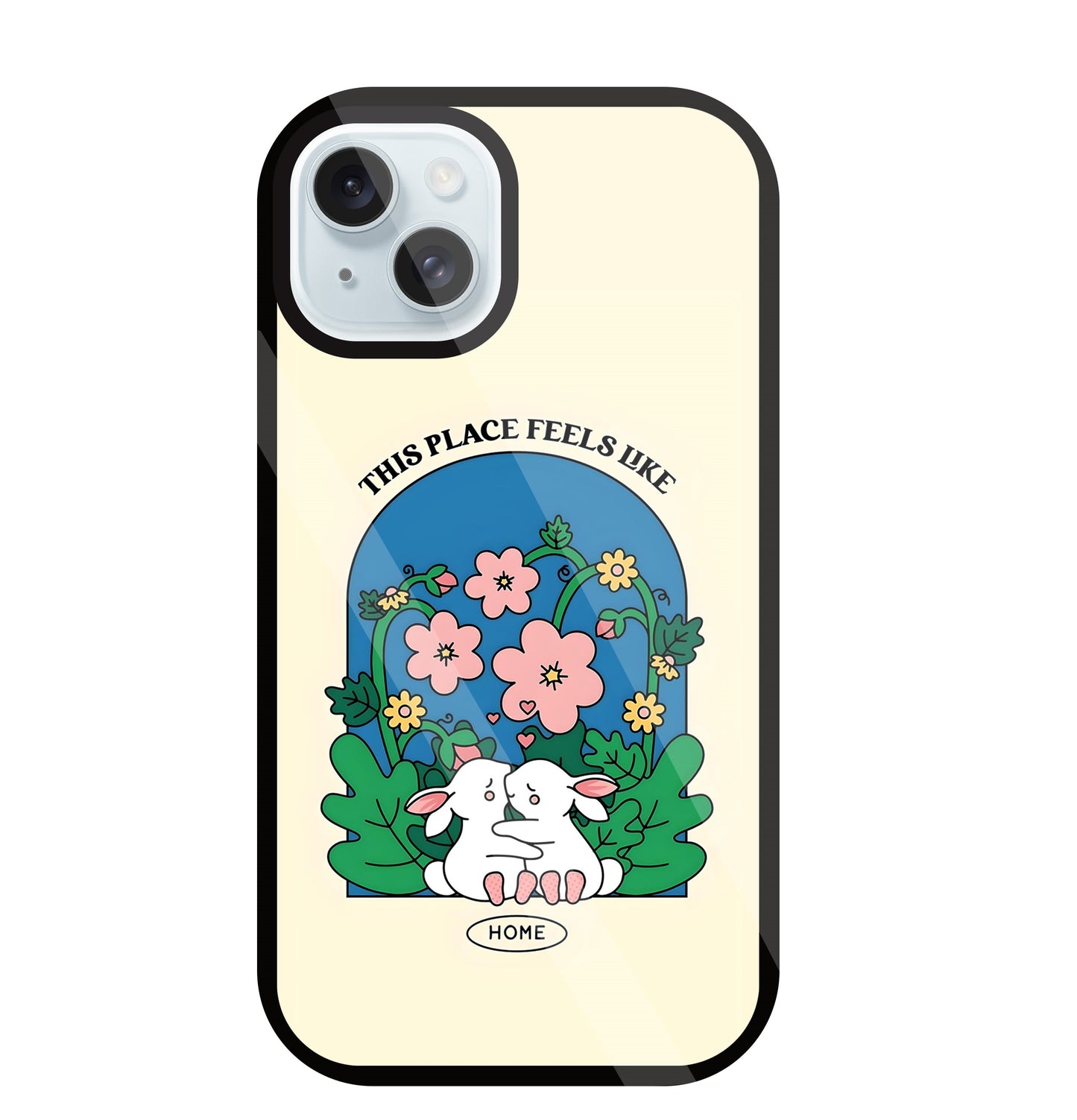 Feels Like Home Glass Case For Apple iPhone 13