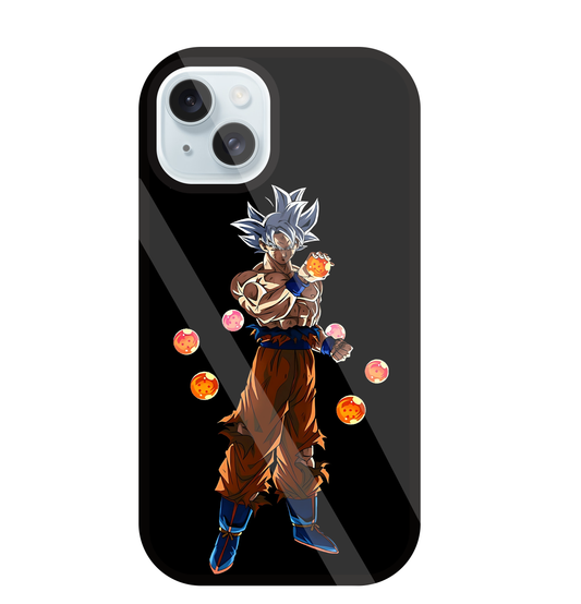 Goku With Dragon Balls Glass Case For Apple iPhone 13