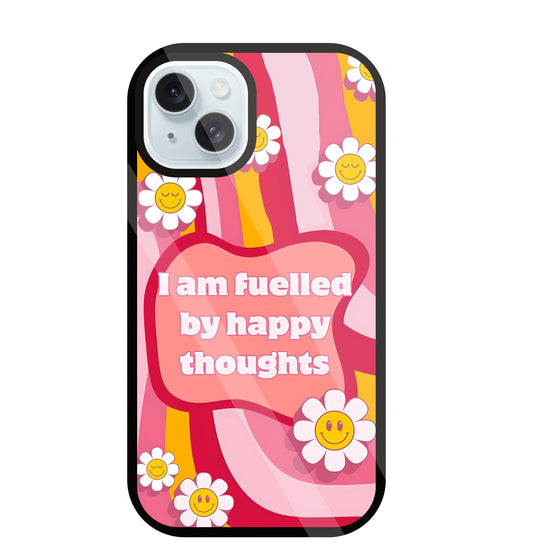 Happy Thoughts Glass Case For Apple iPhone 13