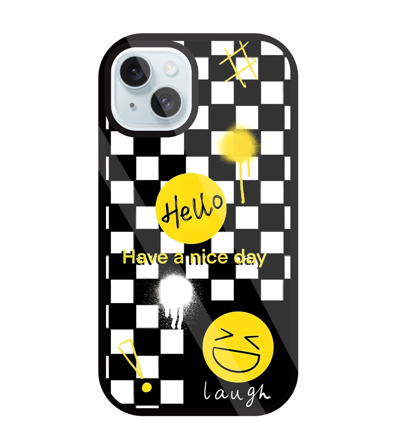 Have A Nice Day Glass Case For Apple iPhone 13