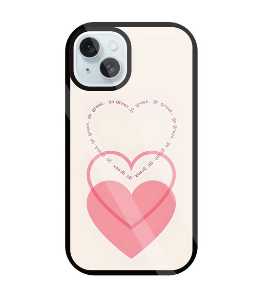 Heart Glass Case For Apple iPhone 13