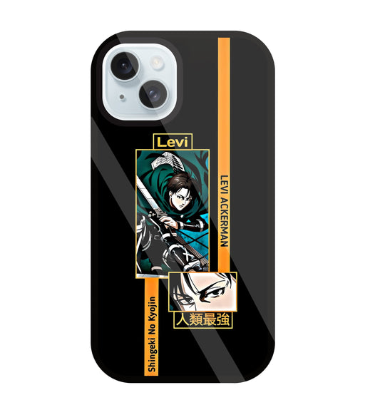 Levi Anime Glass Case For Apple iPhone 13
