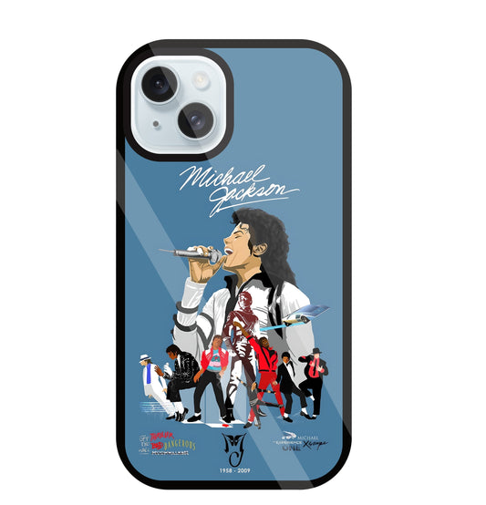 Michael Jackson Mashup Glass Case For Apple iPhone 13