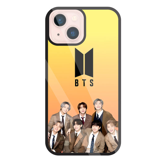 BTS Crew Glass Case For Apple iPhone 13 Mini