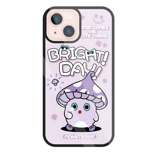 Bright Day Purple Monster Glass Case For Apple iPhone 13 Mini