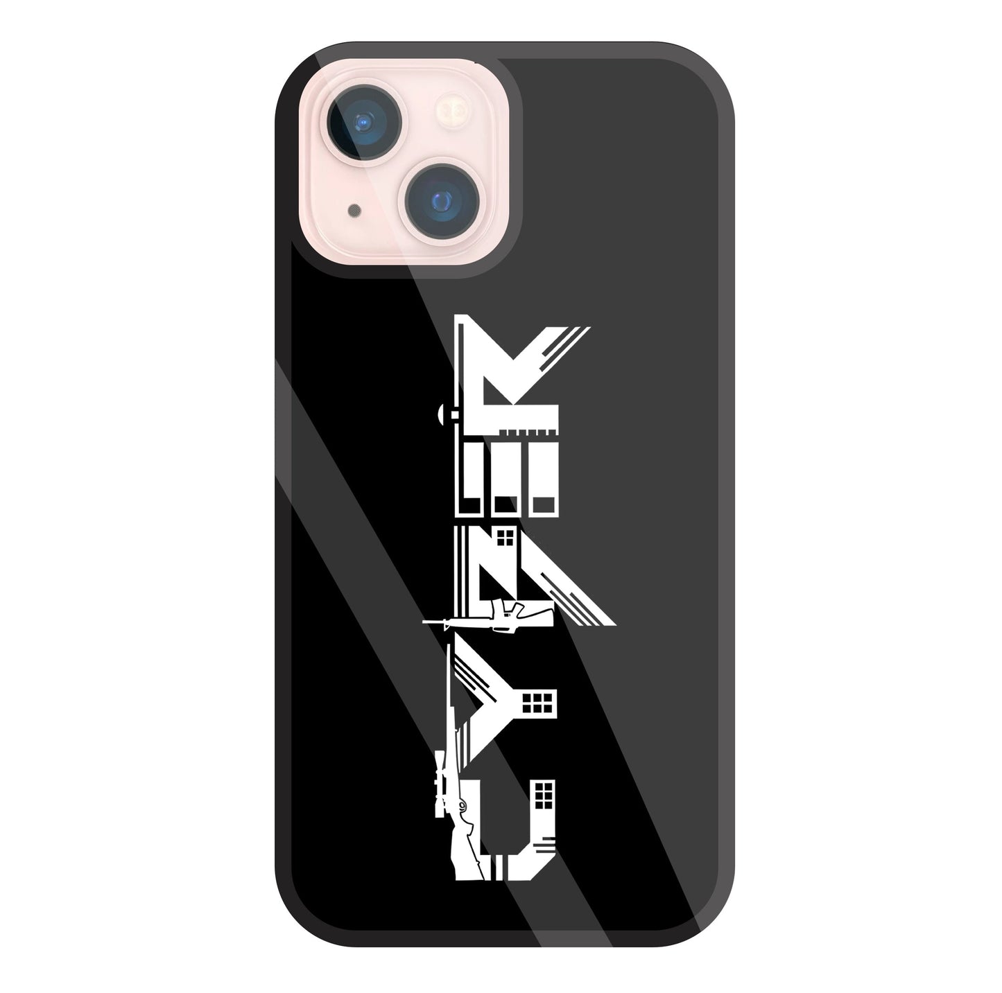 Cyber Gun Glass Case For Apple iPhone 13 Mini