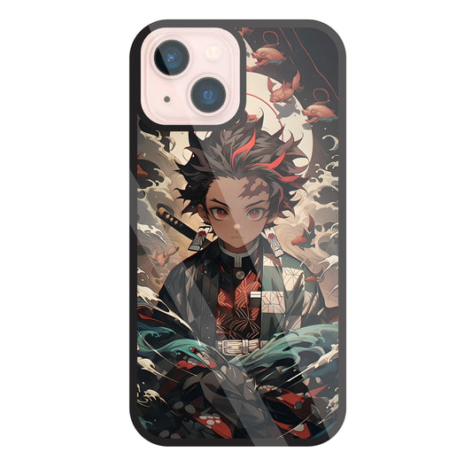 Demon Slayer Glass Case For Apple iPhone 13 Mini