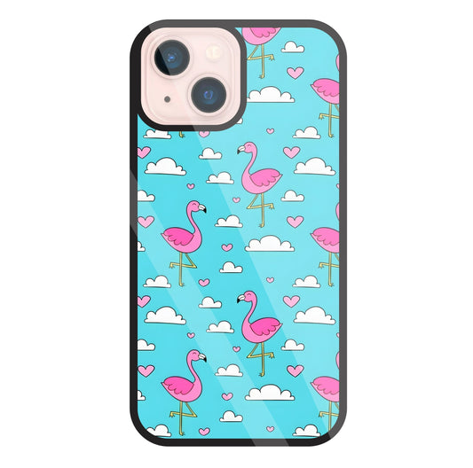 Flymingo Glass Case For Apple iPhone 13 Mini
