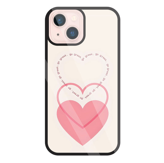 Heart Glass Case For Apple iPhone 13 Mini