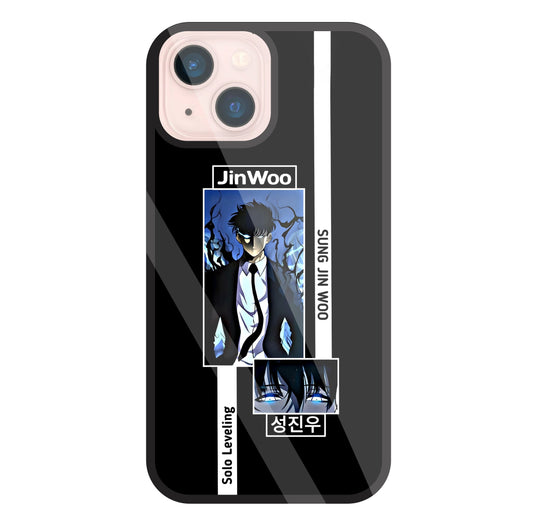 Jin Woo Sung Anime Glass Case For Apple iPhone 13 Mini