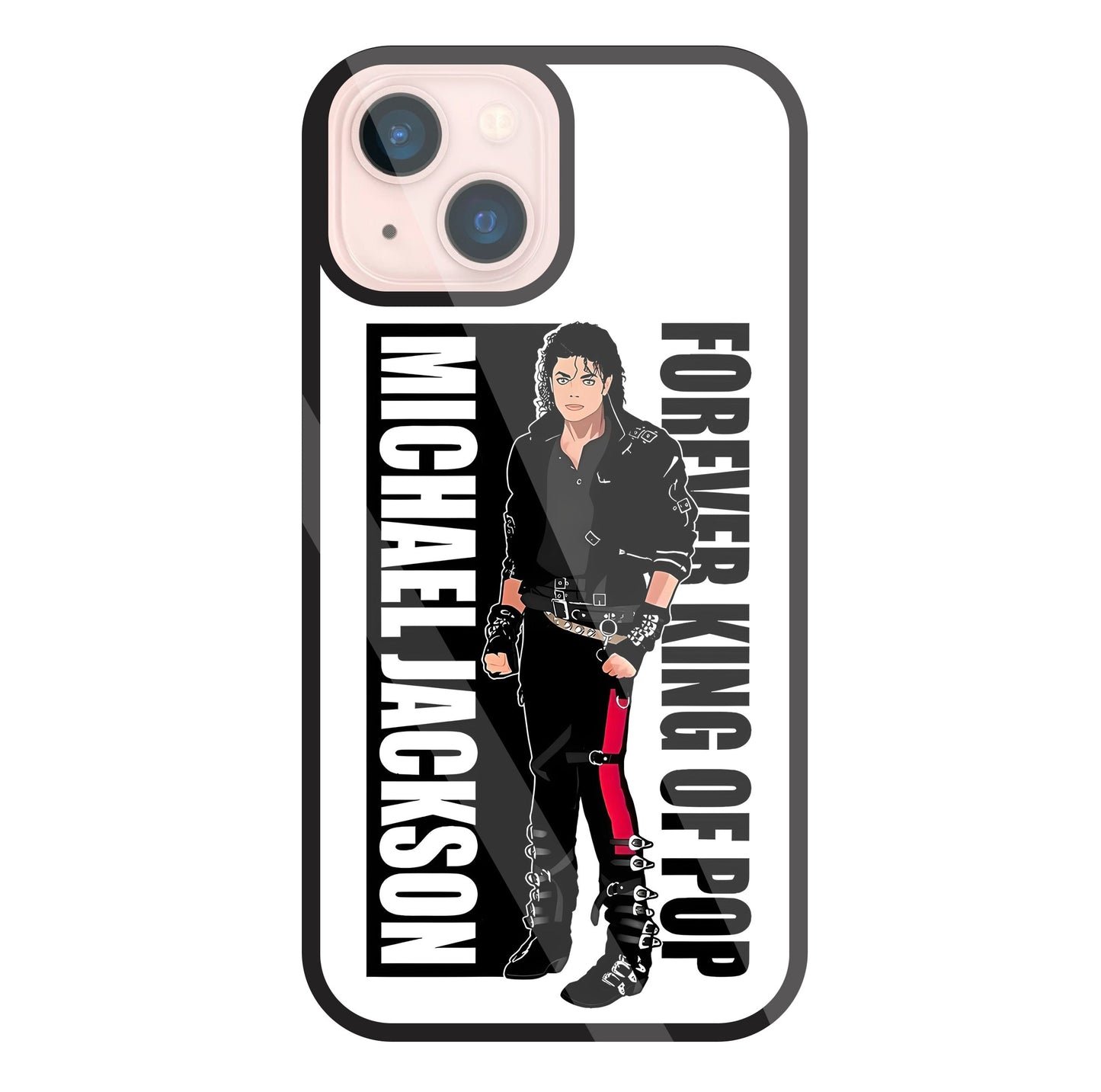 Michael Jackson King Of Pop Glass Case For Apple iPhone 13 Mini