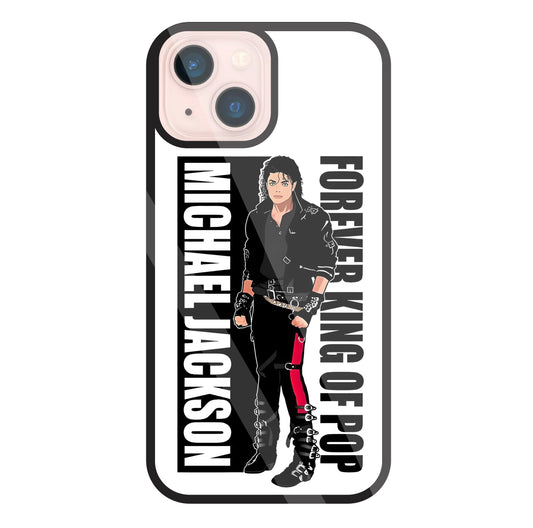 Michael Jackson King Of Pop Glass Case For Apple iPhone 13 Mini