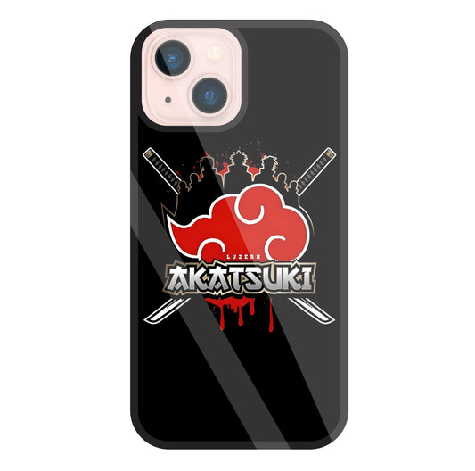 Naruto - Akatsuki Glass Case For Apple iPhone 13 Mini