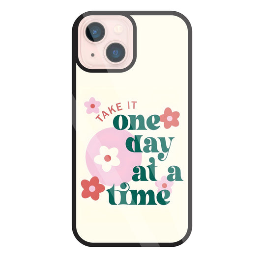One Day A Good Time Glass Case For Apple iPhone 13 Mini