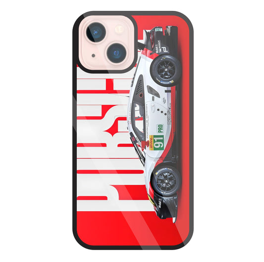 Porschse Glass Case For Apple iPhone 13 Mini