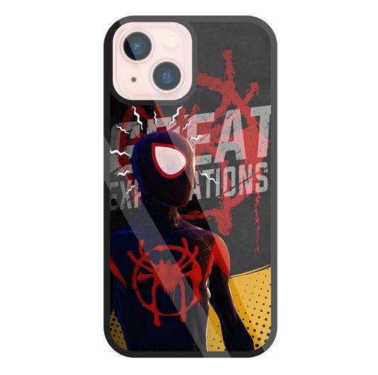 Spidy Sense Glass Case For Apple iPhone 13 Mini
