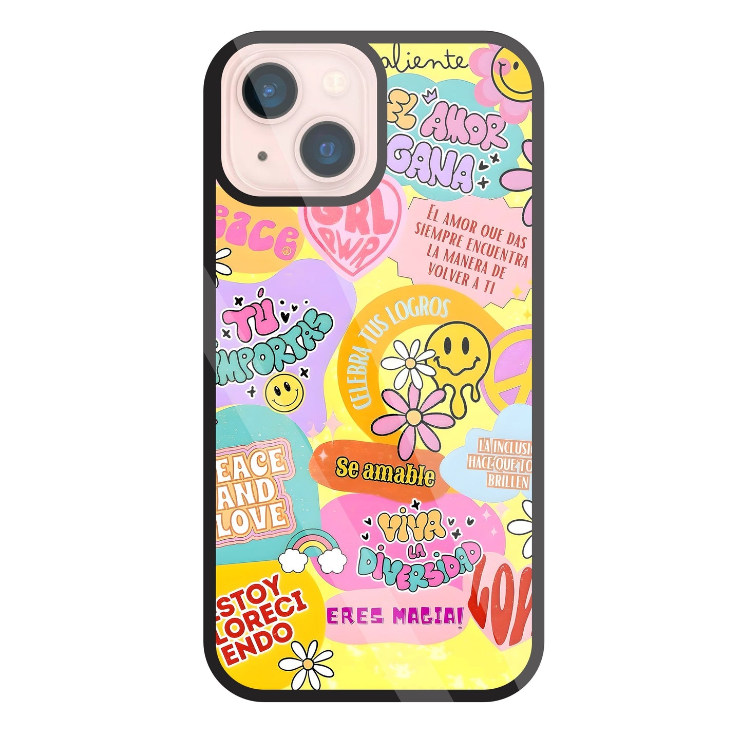 Sunflower Vibes Glass Case For Apple iPhone 13 Mini