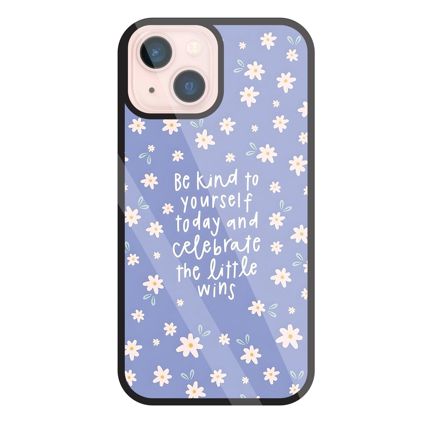 The Little Wine Flower Glass Case For Apple iPhone 13 Mini