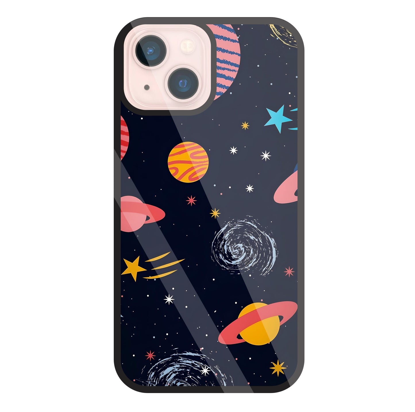 Universe In Space Glass Case For Apple iPhone 13 Mini