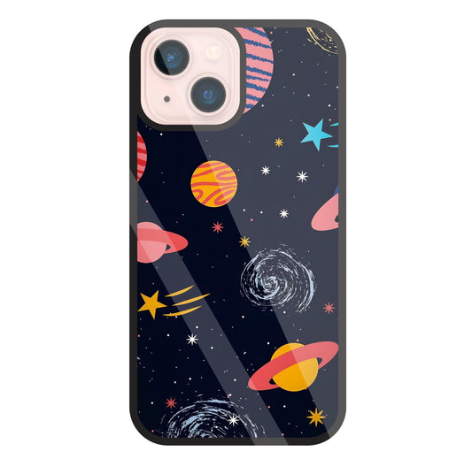 Universe In Space Glass Case For Apple iPhone 13 Mini