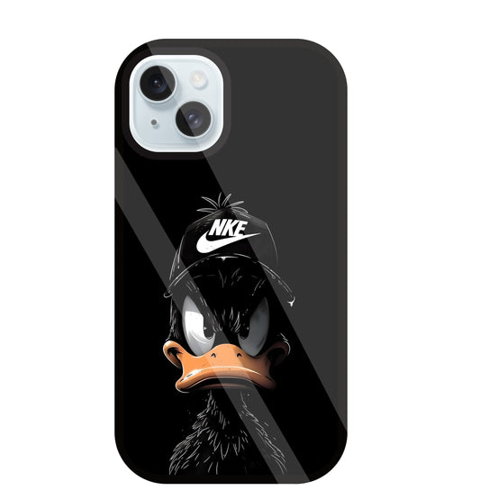 Nike Toon Duck Glass Case For Apple iPhone 13