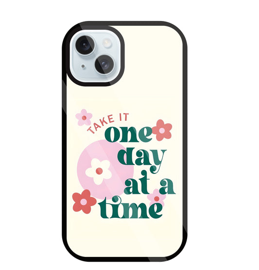 One Day A Good Time Glass Case For Apple iPhone 13