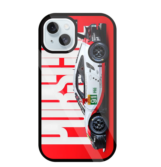 Porschse Glass Case For Apple iPhone 13