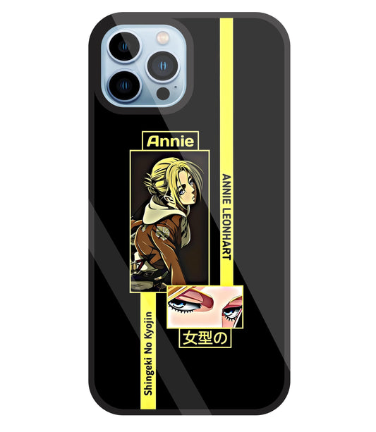 Annie Attack on Titan  Glass Case For Apple iPhone 13 Pro
