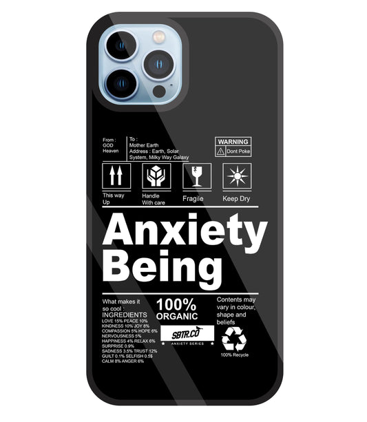 Anxiety Being Glass Case For Apple iPhone 13 Pro