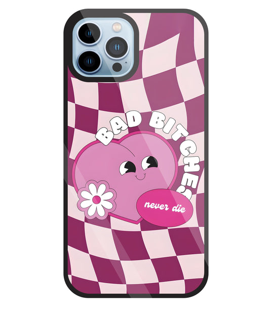 Bad Bitches Glass Case For Apple iPhone 13 Pro