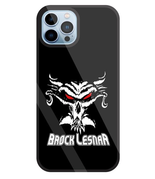 Brock Lesnar WWE Glass Case For Apple iPhone 13 Pro