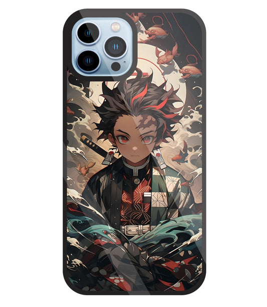 Demon Slayer Glass Case For Apple iPhone 13 Pro
