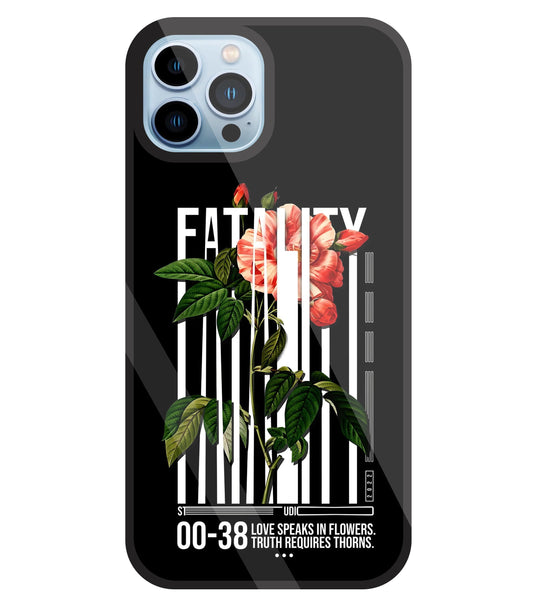 Fatality Flower Glass Case For Apple iPhone 13 Pro