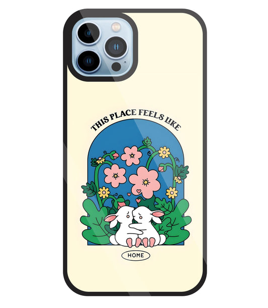 Feels Like Home Glass Case For Apple iPhone 13 Pro