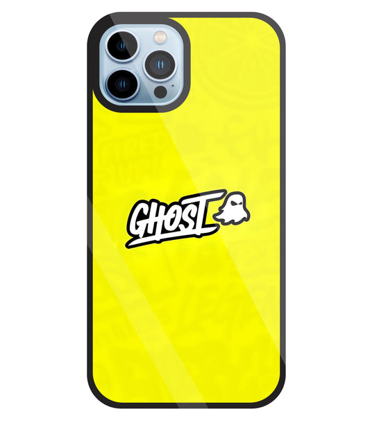 Ghost Lemon Glass Case For Apple iPhone 13 Pro