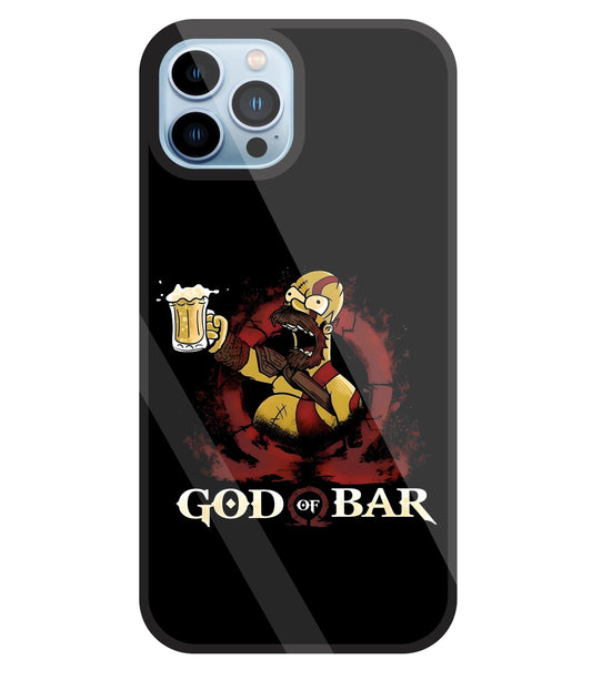 God Of Bar Glass Case For Apple iPhone 13 Pro